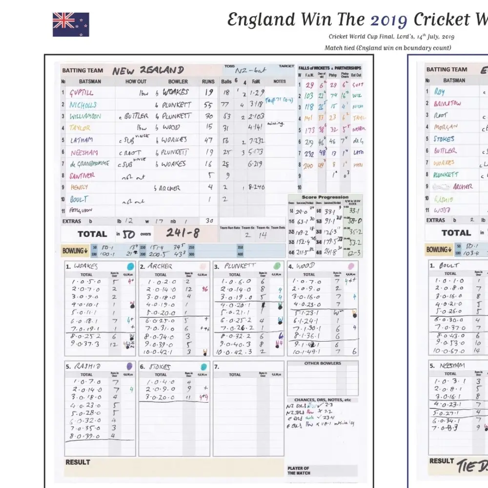 CRICKET England v New Zealand, ICC Cricket World Cup Final, Lord's, London. July 14, 2019. Andy Zaltzman - Image 8