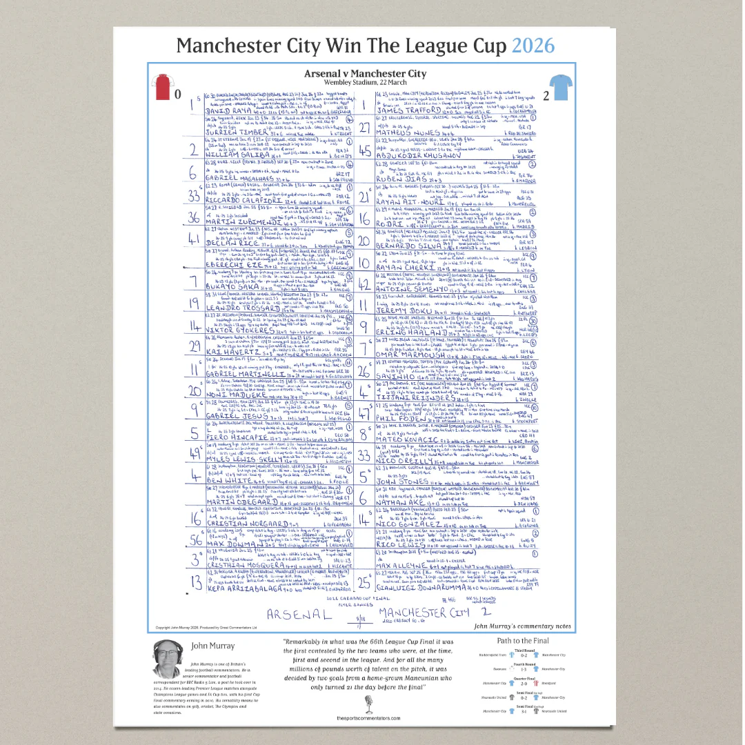 FOOTBALL Arsenal v Manchester City, Carabao Cup Final, Wembley, 22nd March, 2026 - Image 6